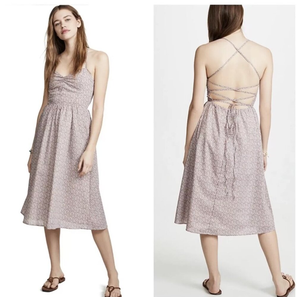 dRA Los Angeles Summer Dress Floral Spaghetti Strap Size Medium